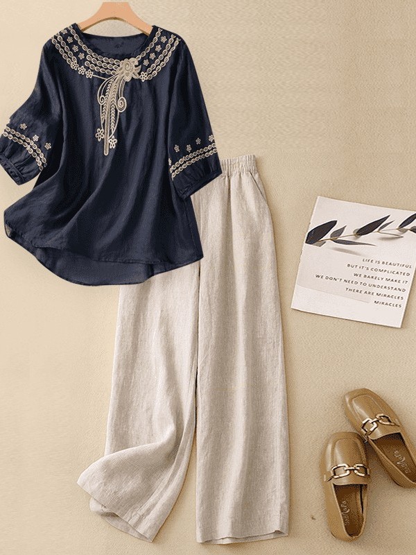 Set di Alta Qualità in Cotone  - Linen Shirt Breathable recensione e prezzo