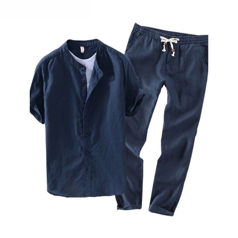 Set di camicia e t-shirt casua - Linen Shirt Breathable recensione e prezzo