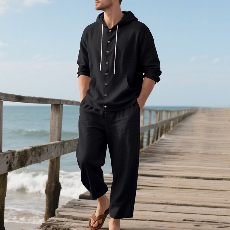 Completo da Spiaggia in Lino d - Linen Shirt Breathable recensione e prezzo